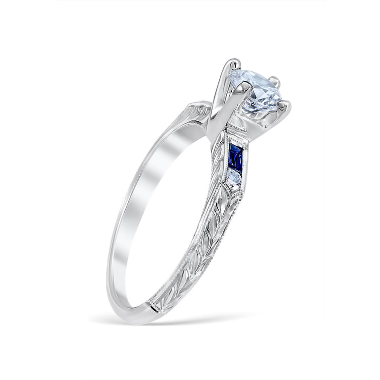 Lucia Sapphire Engagement Ring