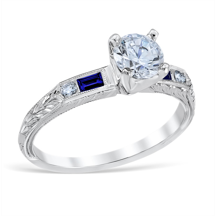 Lucia Sapphire Engagement Ring
