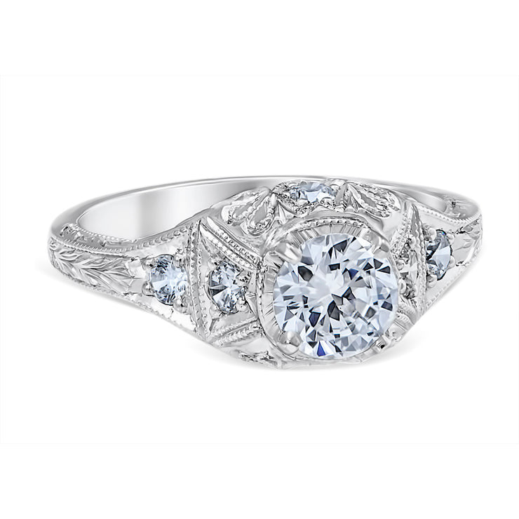 Isabella Vintage Style Engagement Ring