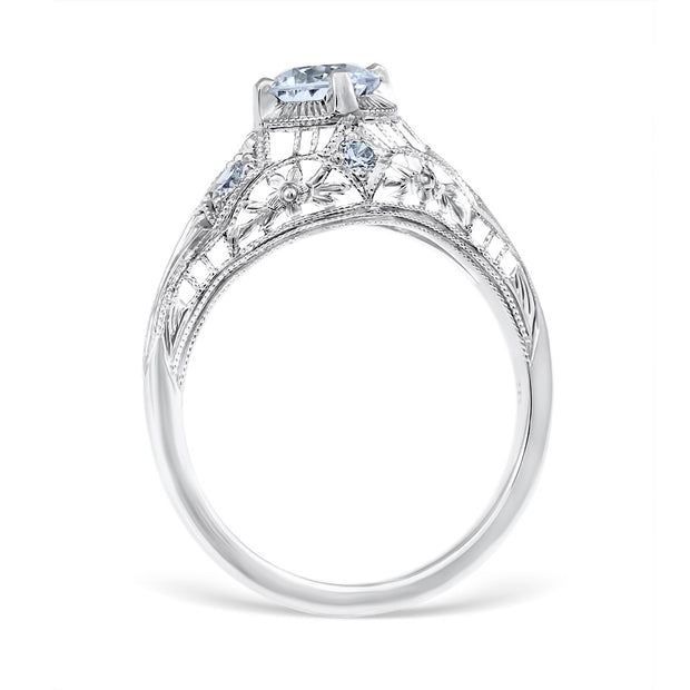 Luana Vintage Style Engagement Ring