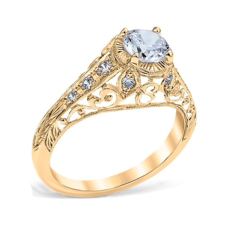 Three Stone Engagement Rings on Sale Santa Monica, CA - Venazia Jewelry