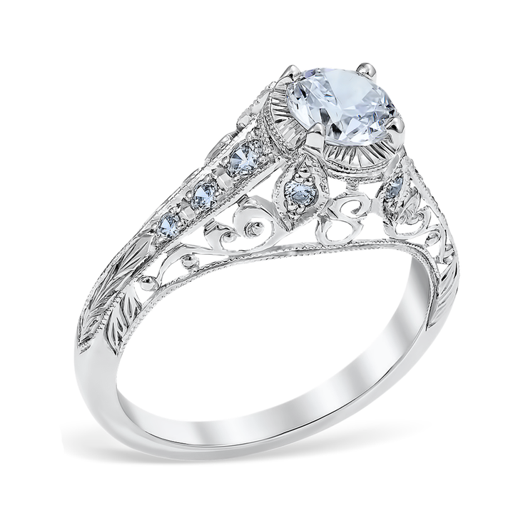 Monica Vintage Style Engagement Ring