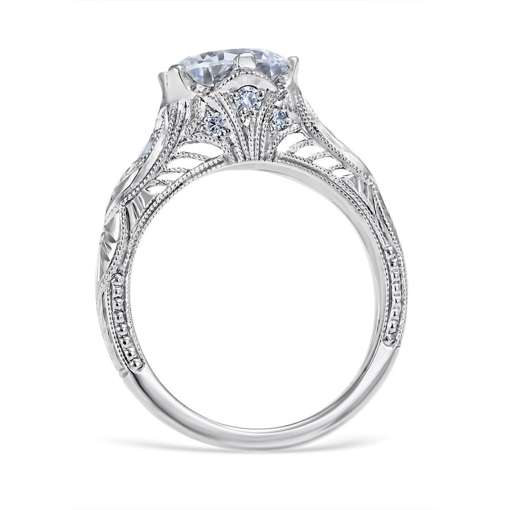 Venetian Crown Engagement Ring