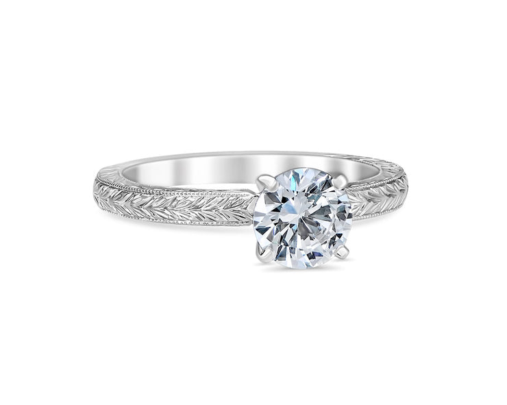 Sarah Solitaire Vintage Style Engagement Ring