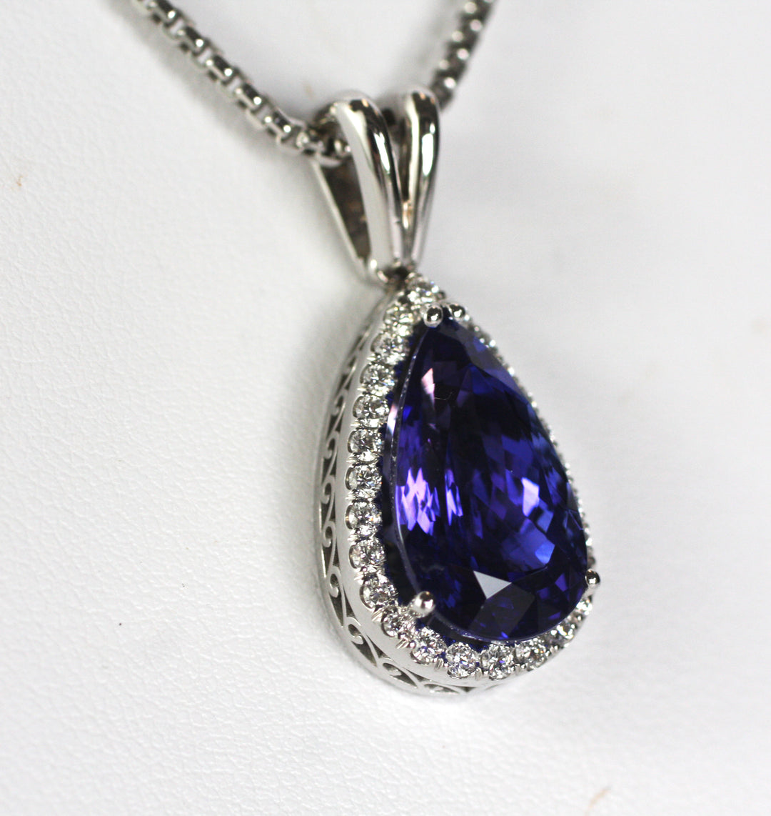 Tanzanite Faceted Teardrop 8