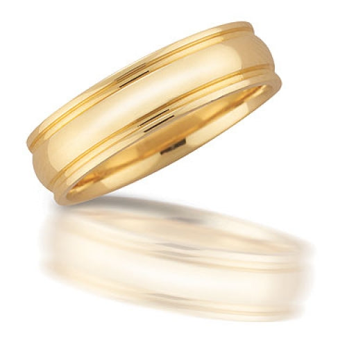 Men's Yellow Gold Wedding Ring