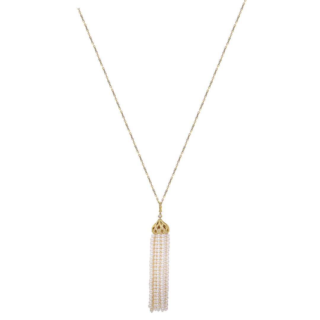 DSL Freshwater Pearl Tassel Necklace – Cheryl Fornash Jewelers