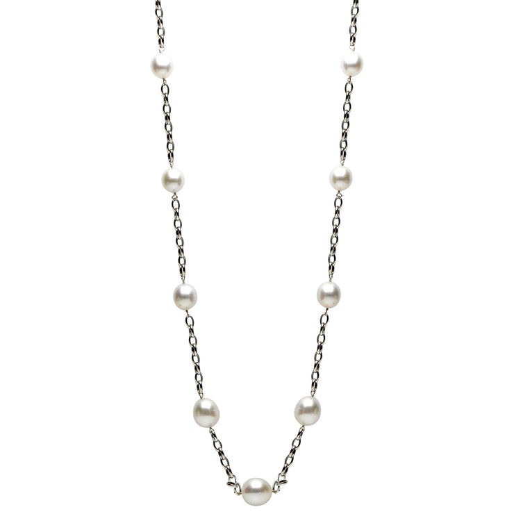 DSL White Gold South Sea Pearl Necklace